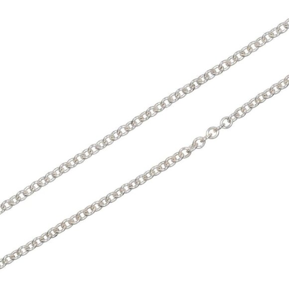 Pre-Owned Tiffany & Co. Leaf Necklace, 925 Silver, 18KYG  Tiffany & Co Leaf Silver 925 18K Yellow Gold 4.29 g Necklace